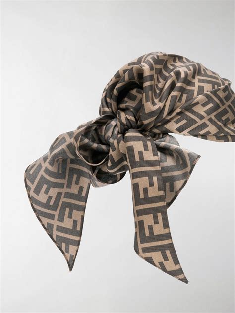fendi head scarf womens